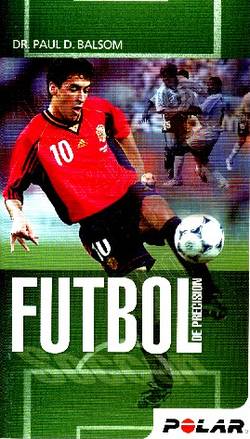 Imagen de la portada del libro 'Futbol con Precision' correr carrera rendimiento pulsometro potencia