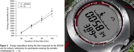 Polar AW200, un aparato sencillo para medir con Precision el Gasto Energetico y Consumo Calorico asociados a la Actividad Fisica