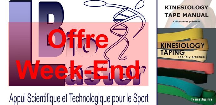 Offre Week-End chez Biolaster: Pack de Livres de Kinesiotape