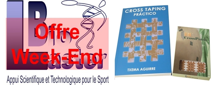 Offre Week-End en Biolaster: Pack Cross Patch + Cross Taping