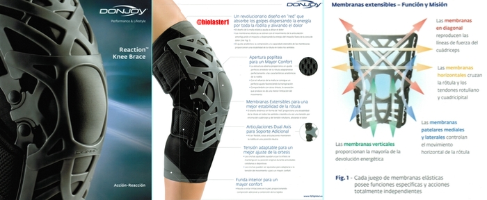 Nueva Rodillera espec�fica para Problemas Rotulianos y Tendinosos: Reaction Knee Brace