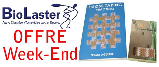 Offre Week-End en Biolaster: Pack Cross Patch A+ Cross Taping