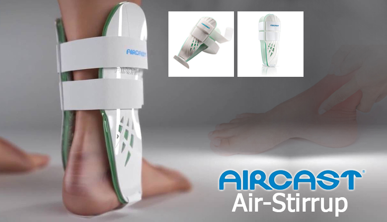 Firme estabilizacin del tobillo con la Frula Air Stirrup II