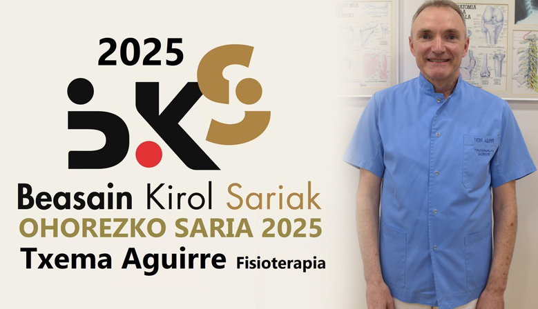 Txema Aguirre; premio a la Trayectoria Deportiva