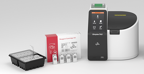 Medidor Multiparametro SimplexTas y bandeja de cartuchos ck