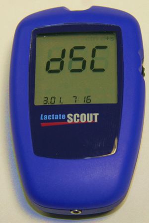 analisis acido lactico lactato analizador lactate scout