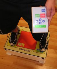 vibralaster plateforme vibrante entrainement force musculaire osteoporose whole body vibration