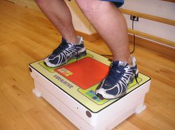 vibralaster plateforme vibrante entrainement force musculaire osteoporose whole body vibration