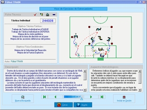software deportivo futbol train control planificacion